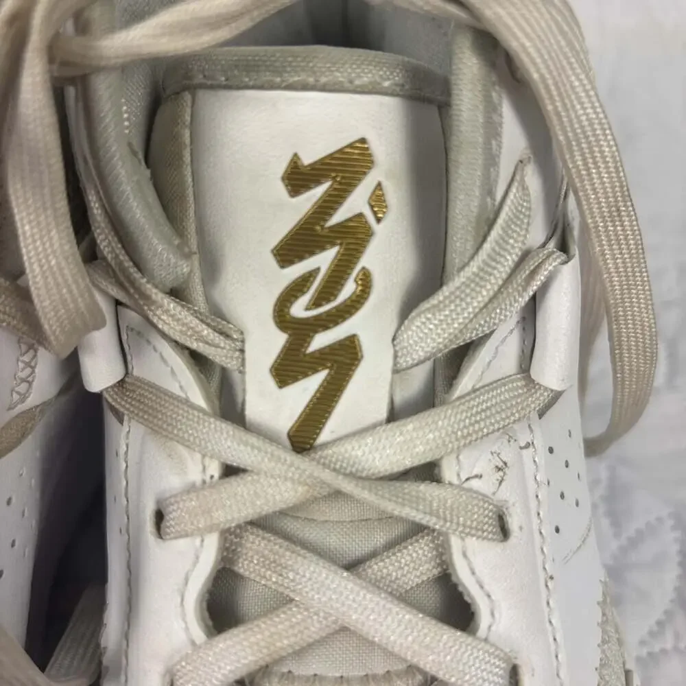 Air Jordan Zion 2 TB White Metallic Gold DQ7688-170 Men’s Basketball Shoes 10.5